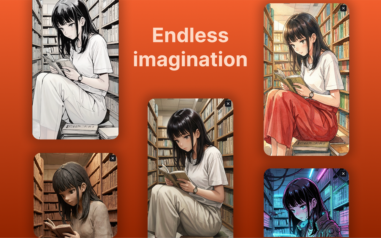 GenShots creative styles